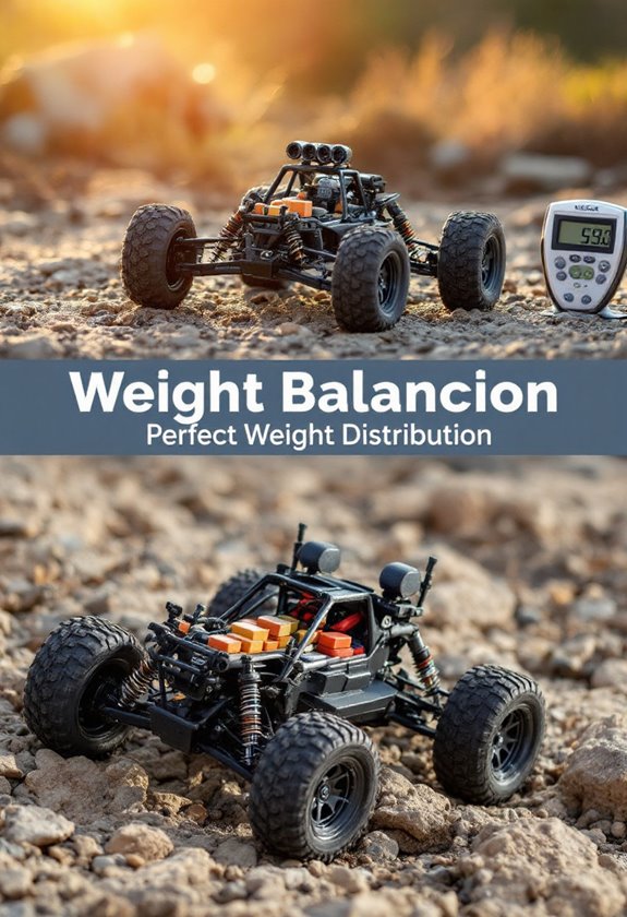 optimizing rc crawler weight distribution